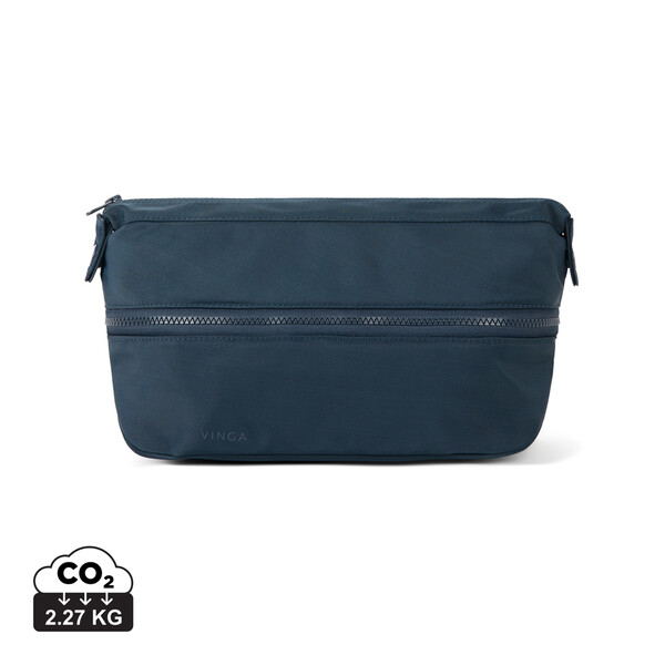 VINGA Trousse de toilette extensible Baltimore Neo RCS - Bleu Marine