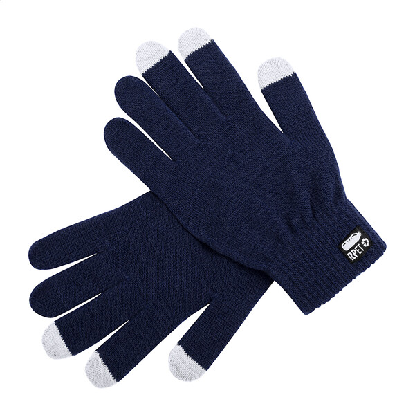 Gants Écran Tactile Rpet Retap - Bleu Foncé