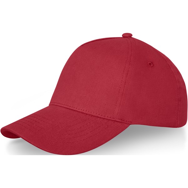 Boné de 5 painéis de 260 g/m² Doyle - Vermelho