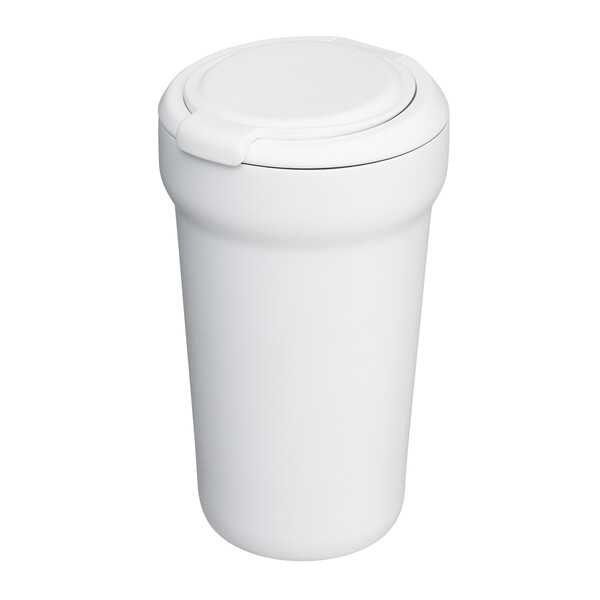 Thermo mug VIVERO STEEL - white