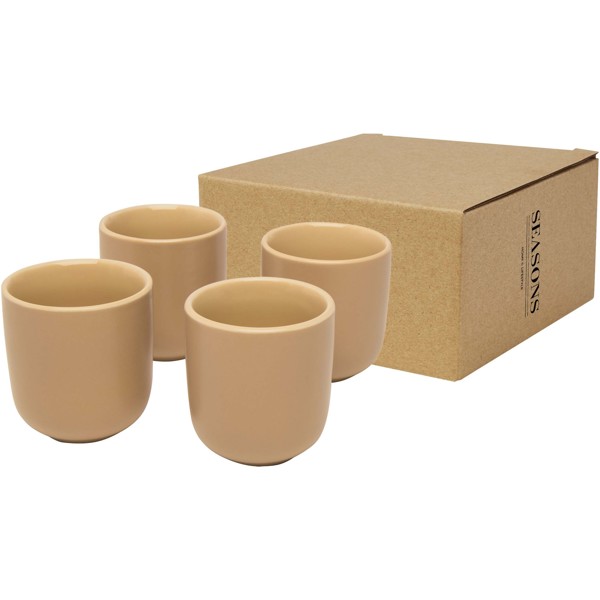 4-dielna šálka na espresso s objemom 90 ml - Ovsená kaša