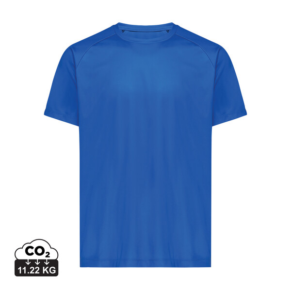 T-shirt sport séchage rapide polyester recyclé IQONIQ Tikal - Bleu Royal / 4XL