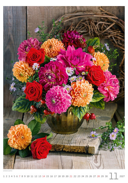 Calendar Magic Flowers