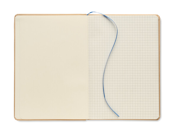 Carnet A5 en carton recyclé Everwrite - Bleu