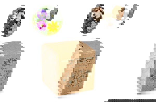 FSC Wooden Planter Set - Flower mix