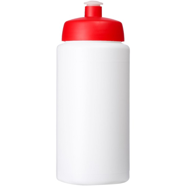 Bouteille de sport Baseline® Plus 500ml couvercle sport - Blanc / Rouge