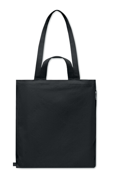 Bolsa de algodón reciclado Gave Colour - Negro