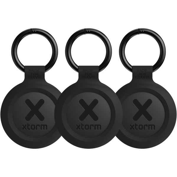 Confezione di 3 travel tag resistenti all'acqua Xtorm XTAG2GA - Carbone