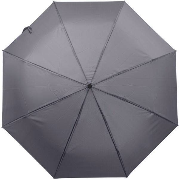 RPET manual umbrella, foldable - grey