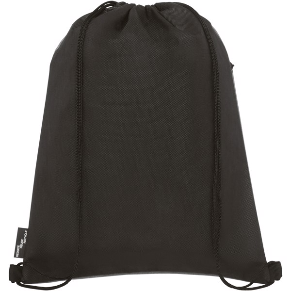 Zaino con cordoncino Ross in PET riciclato - 5L - Grigio melange
