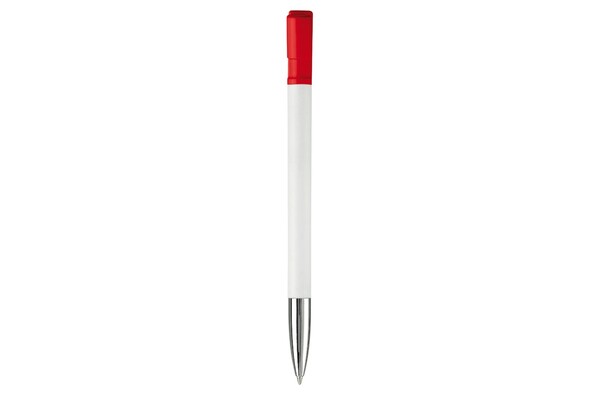 Nash ball pen metal tip hardcolour - White / Red