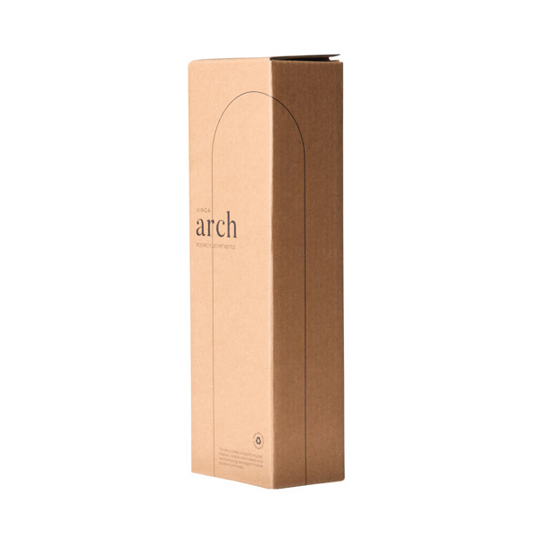 VINGA Arch RCS RPET fľaša 550 ml - Čierna