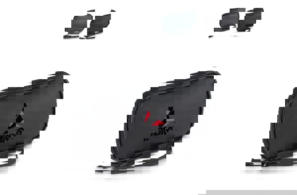 rPET PU coated 210D Kyra organizer bag 20 x 11.5 x 2 cm - Black