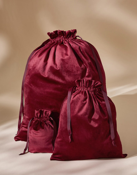 Velvet Gift Bag - Black Onyx / M