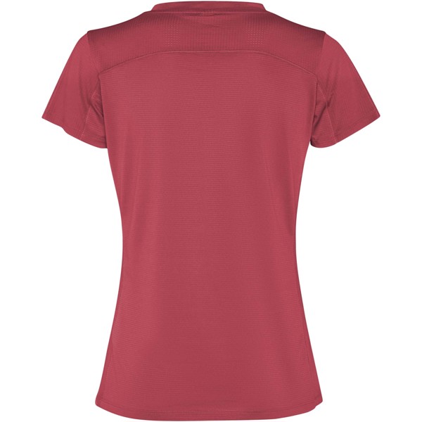 T-shirt sportiva a maniche corte da donna Slam - Rosso bacca / S