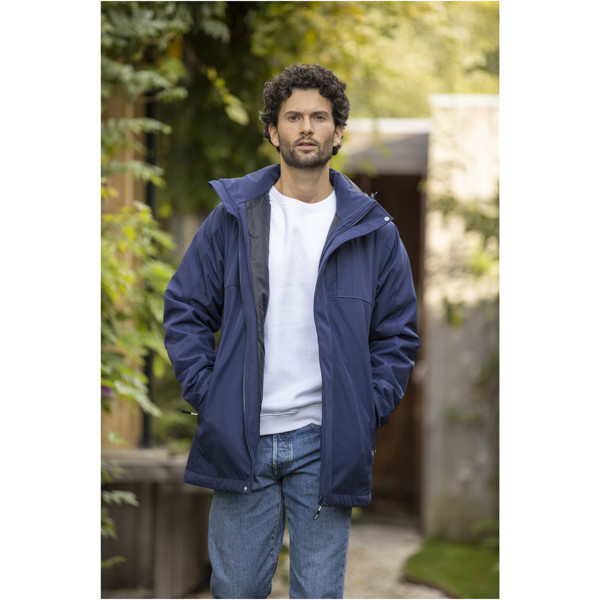 Hardy men's insulated parka - Solid Black / S