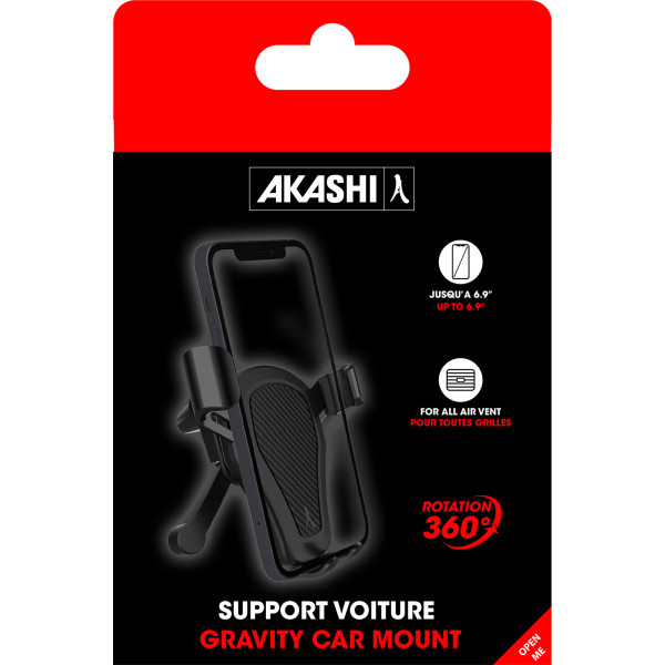 HYOKA - SUPPORT VOITURE GRAVITE AVEC FIXATION GRILLE D'AERATION