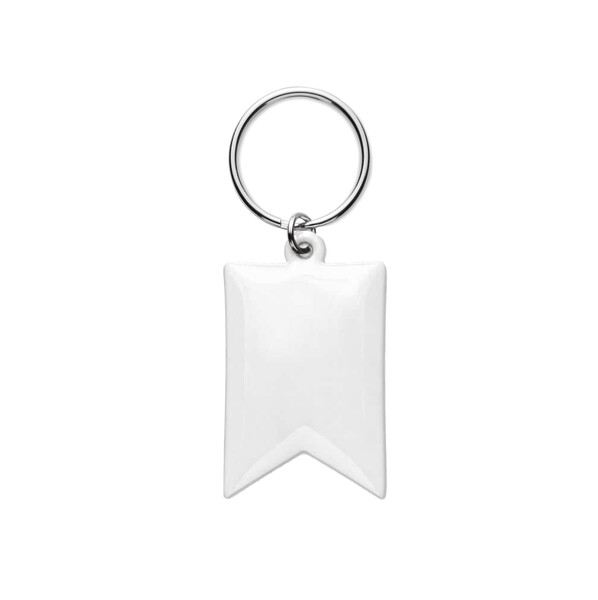 Porta-chaves em vinil PVC com forma personalizada - M1 - Argola / Envolto em papel tissue