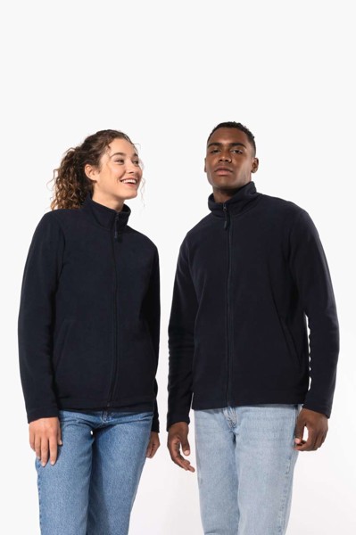Full Zip Microfleece Jacket - Black / L