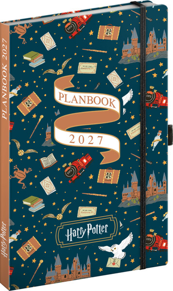 Notique Planbook Diář/Notes Harry Potter – Bradavický Expres 2027, 13 x 21 cm - Východní