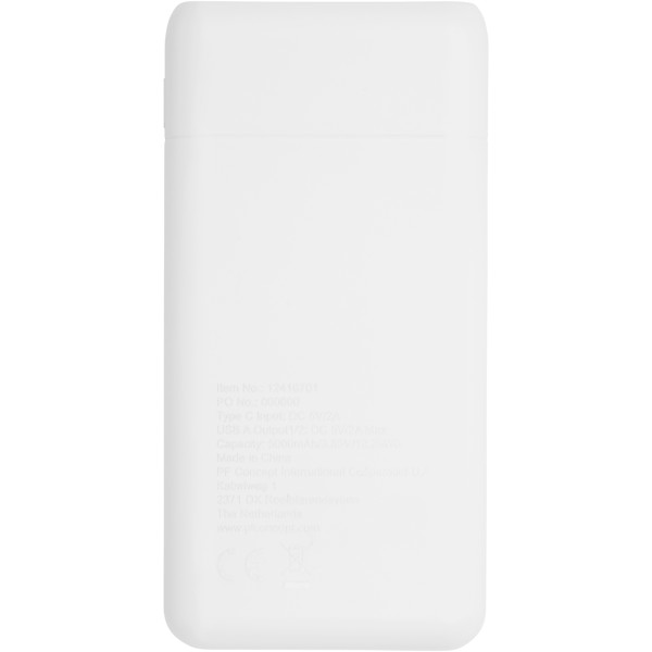 Odyssey 5000mAh high density power bank - White