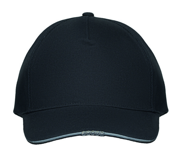 Casquette en coton LED à 5 pans Luzcap