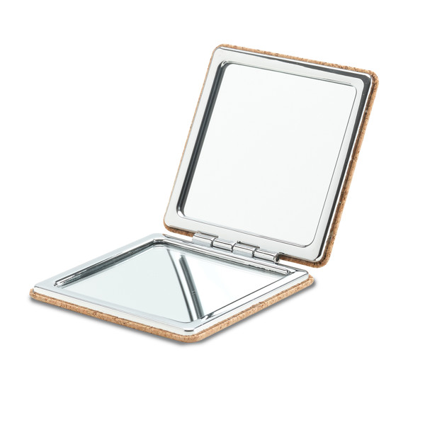 Mirror with a cork frame