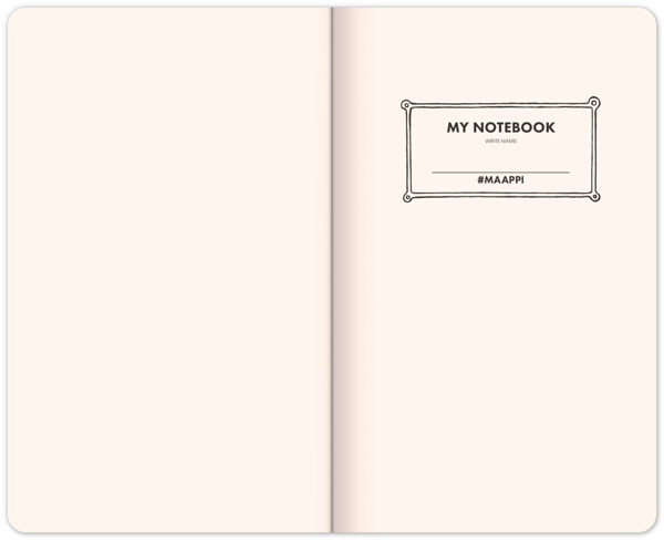 Notique Notes Maappi, Linkovaný, 13 x 21 cm