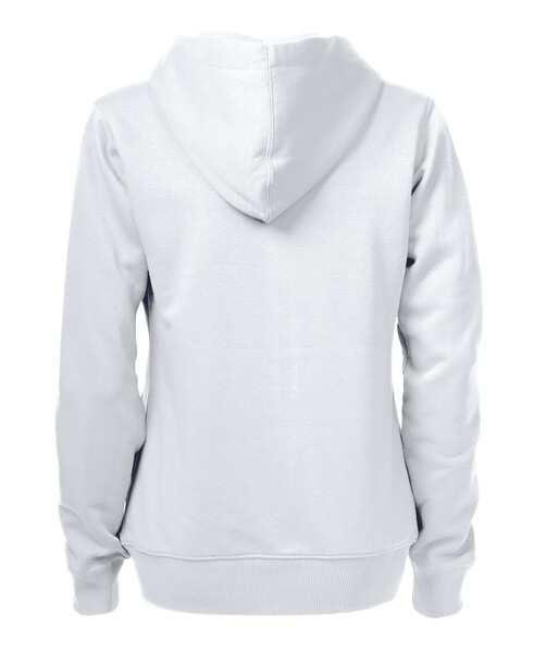 Printer Overhead Lady full zip hoody White XXL