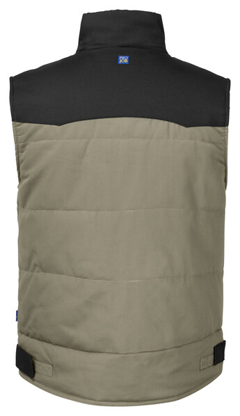 2806 PADDED VEST CONTRAST 0410999 KHAKI S