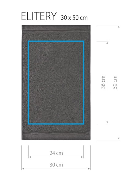Gästehandtuch ELITERY(400) 30x50 - White
