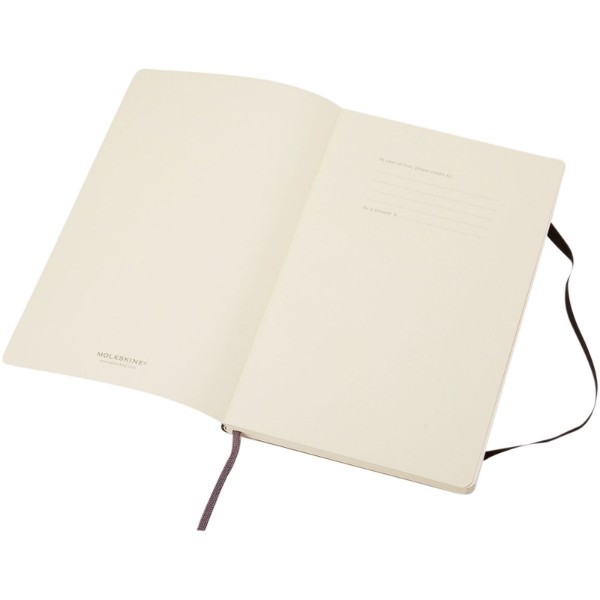 Classic PK soft cover notebook - plain - Solid Black