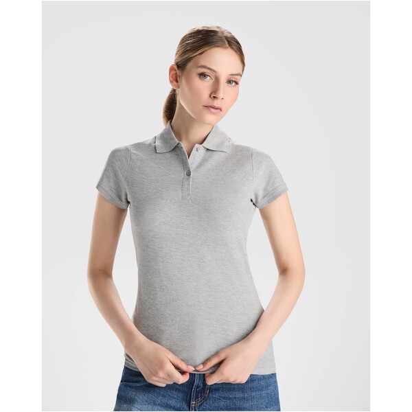 Polo a maniche corte in cotone biologico da donna da 210 g/m² Prince - Verde bottiglia / M