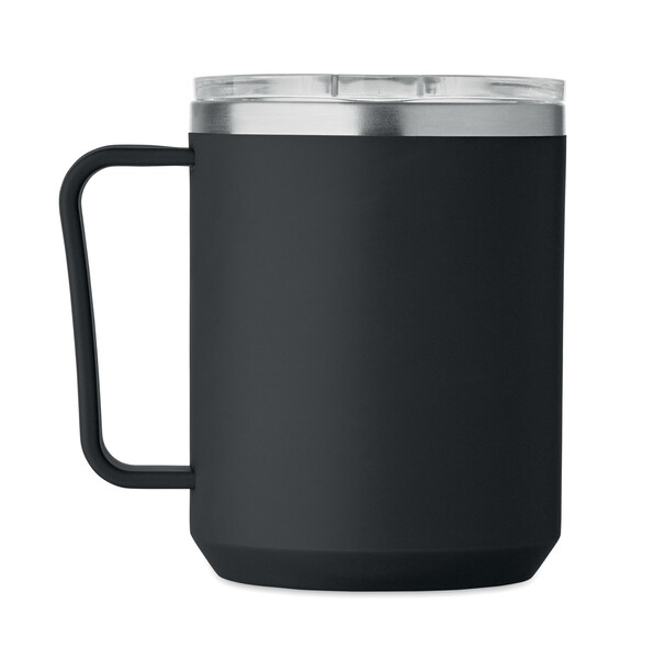 Dvojstenný hrnček 400 ml Cocoa - Čierna