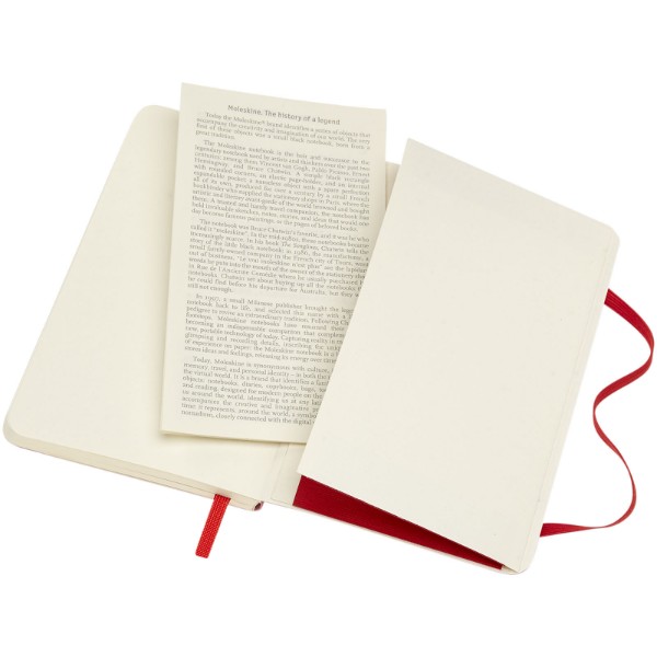 Moleskine Classic Softcover Notizbuch Taschenformat – liniert - scharlachrot