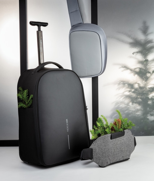 Xd Design Bobby sling,rPET,USB port - Grey / Blue