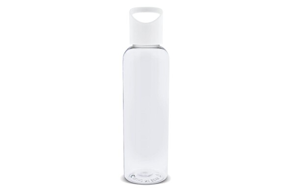 Vandflaske Loop transparent R-PET 600ml - Gennemsigtig / Hvid