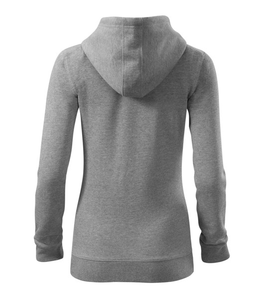 Mikina Dámska Malfini® Trendy Zipper - Tmavosivý Melír / XS