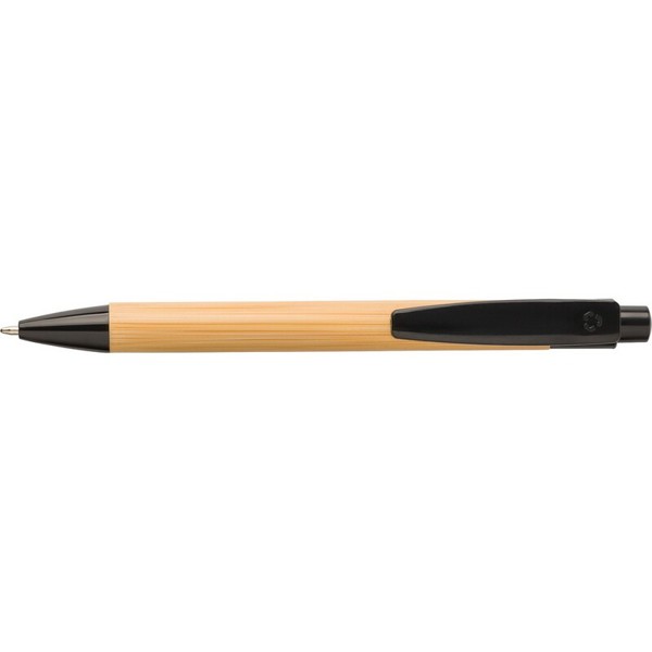 Bamboo notebook A5 with ball pen