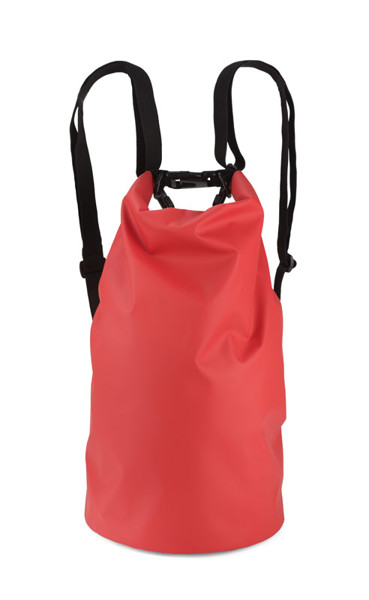 Waterproof backpack FLOW - red
