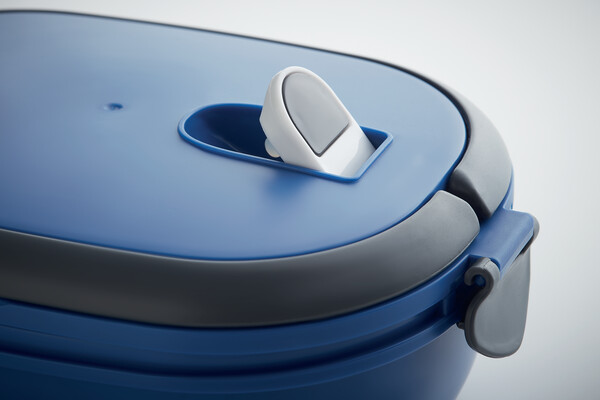 Lunch box en PP Lux Lunch - Bleu Royal