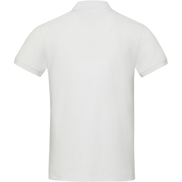 Emerald short sleeve unisex Aware™ recycled polo - White / 2XS