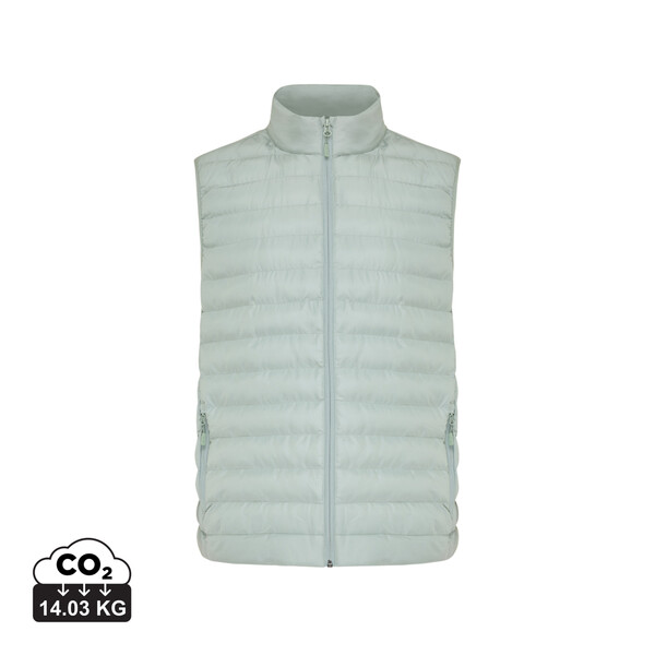 Pánská vesta IQONIQ Meru z recykl. polyesteru - Iceberg Green / M
