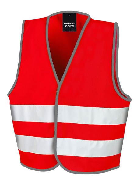 Junior Enhanced Visibility Vest - Red / M