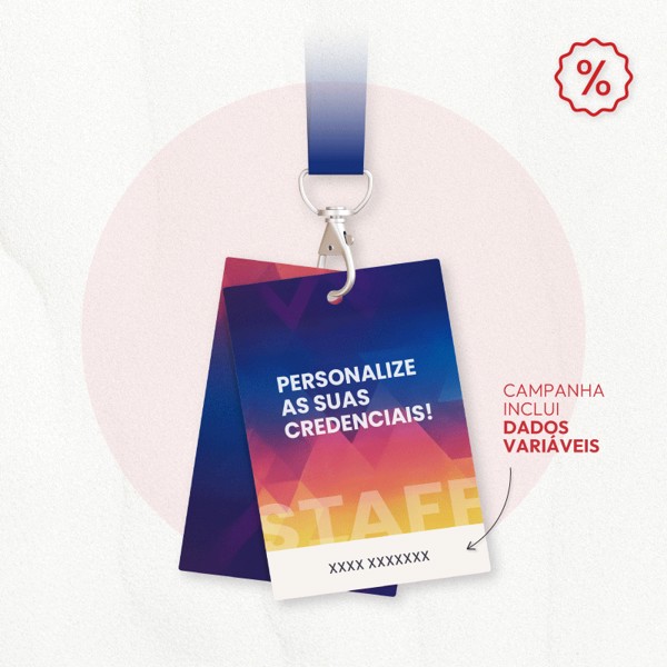 Credencial / Badge - Totalmente Personalizado