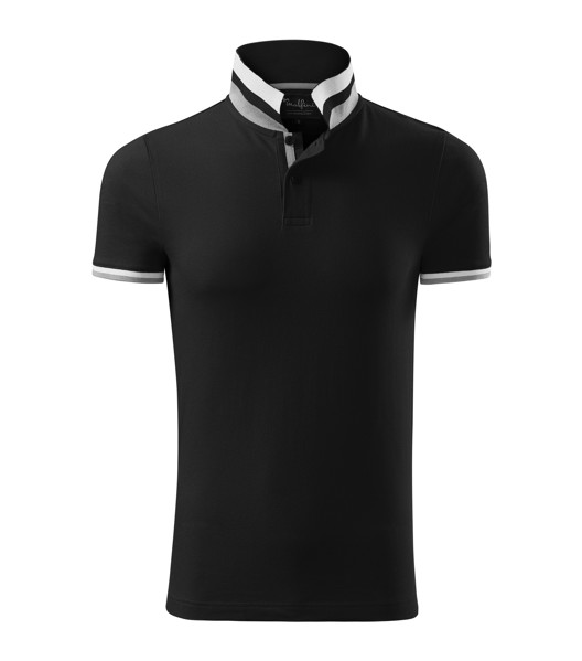 Polokošile Pánská Malfini Premium® Collar Up - Černá / 3XL