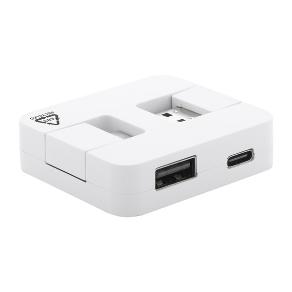 Hub USB RABS Rahubu - Blanc