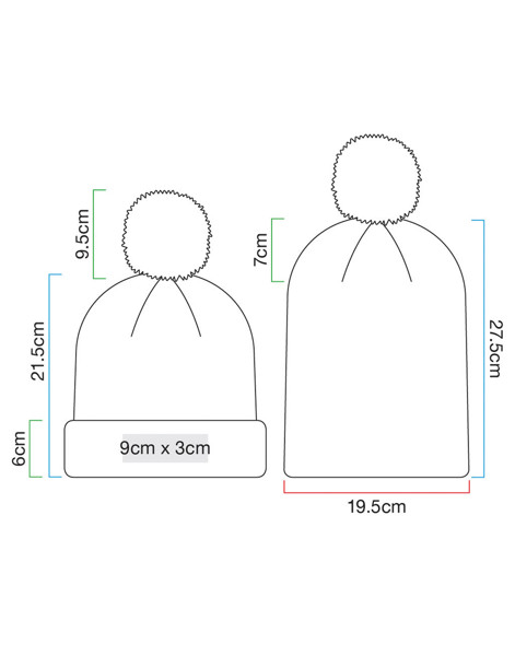 Berretto Junior Reflective Bobble - Black / ONE SIZE