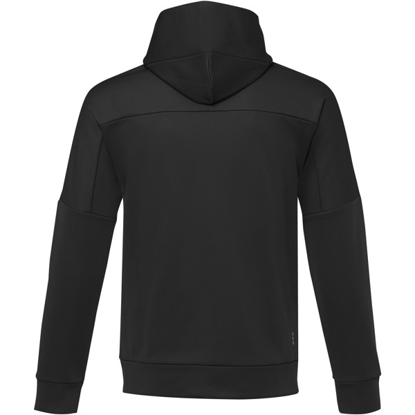 Nubia men's performance full zip knit jacket - Solid Black / 3XL