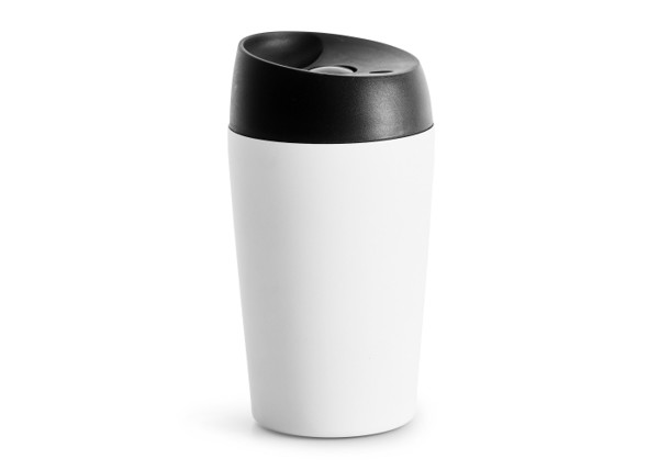 Sagaform Loke Travel Mug Color Coated 240ml - White